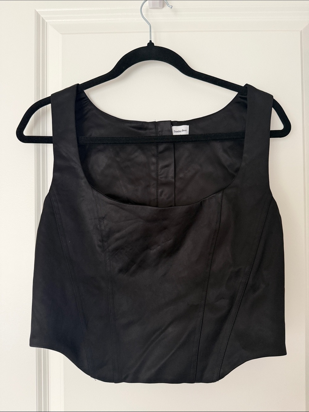 Sunday Best Black Corset Top